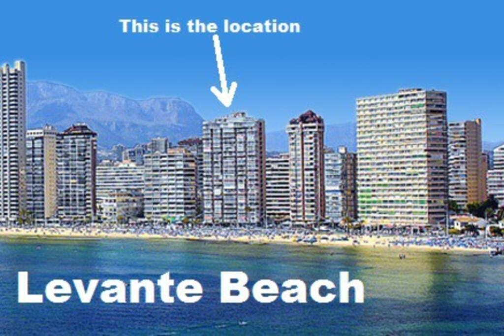 Seafront Luxury Levante Beach / Primera Linea Playa Levante Benidorm Exterior foto